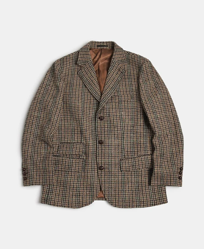 Limited-time offer!  1950s Houndstooth Tweed Blazer
