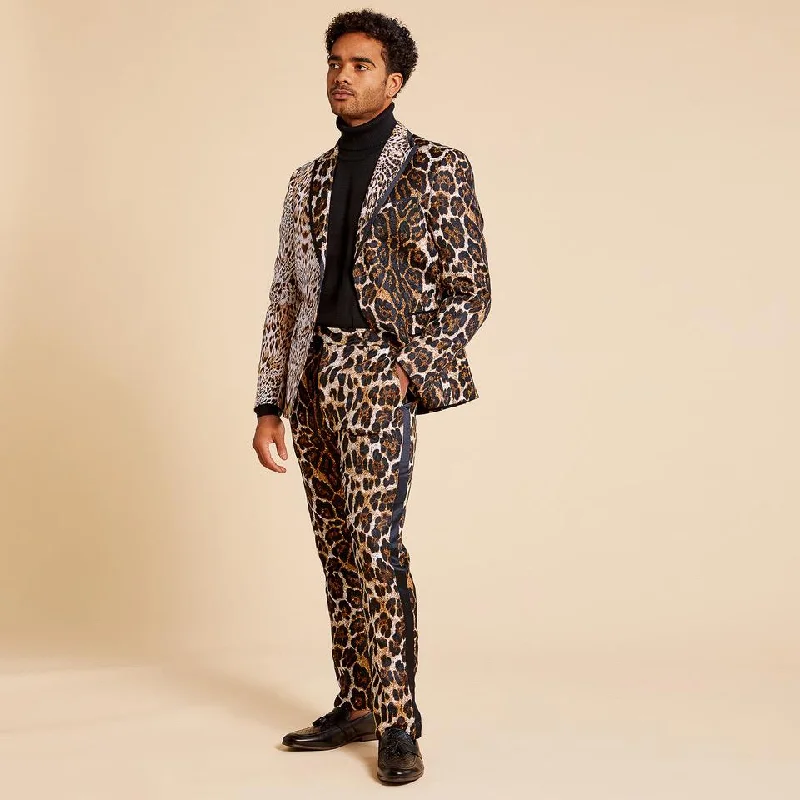 Shop new arrivals in clothing and save –  Inserch BL200-25 Animal Print Jacket Brown
