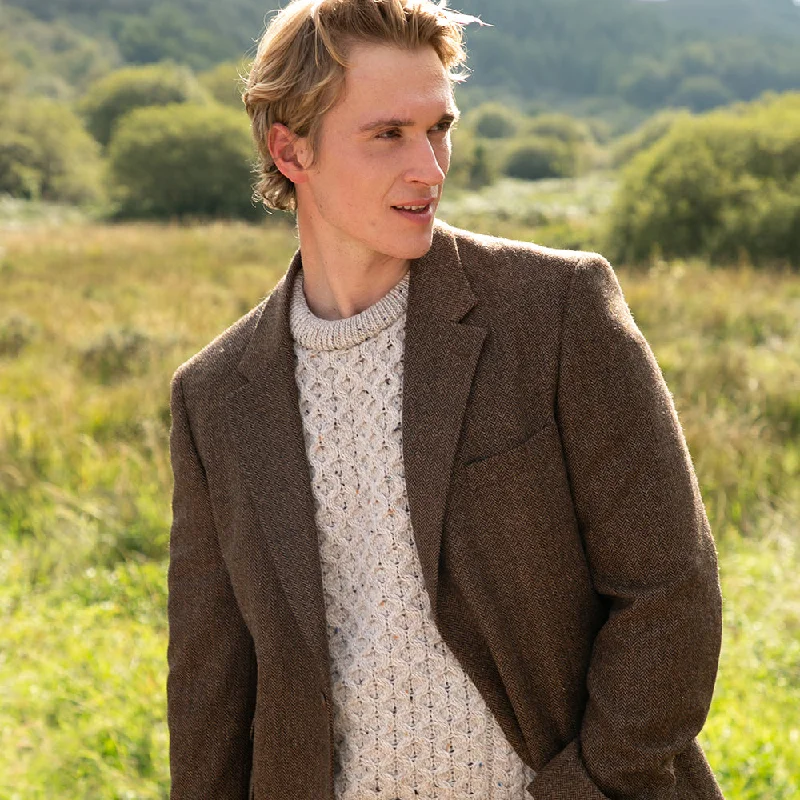 Shop online now for exclusive savings on men’s  clothing.  Jacket, Brown Herringbone