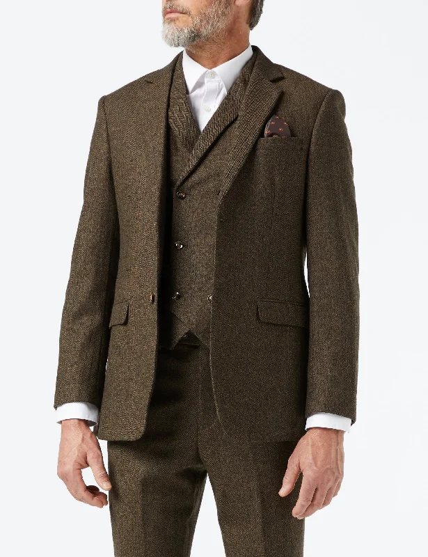 Affordable clothing for men and women – Shop today for big savings.  JAX - BROWN HERRINGBONE TWEED JACKET