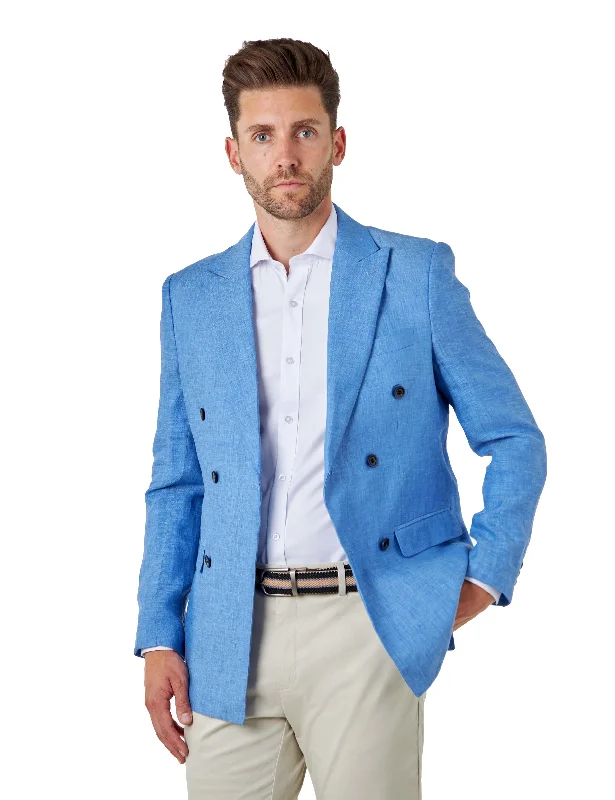 Shop affordable clothing for all occasions – LEWIS - Tailored Fit Sky Blue Linen Double Breasted Suit Jacket Shop affordable clothing for all occasions – LEWIS - Tailored Fit Sky Blue Linen Double Breasted Suit Jacket