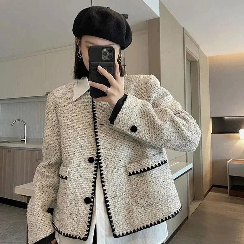 Seasonal discounts on stylish clothes – Perfect for any occasion! Light Grey Cropped Tweed Jackets Women Seasonal discounts on stylish clothes – Perfect for any occasion! Light Grey Cropped Tweed Jackets Women