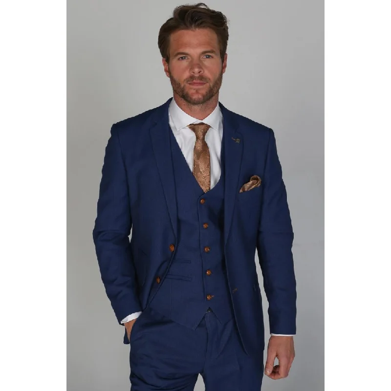 Shop clothing for less – Amazing savings on your favorite styles.  Mayfair- Men's Plain Blue Blazer