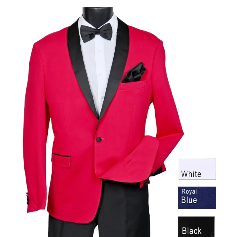 Save more with bundle deals on men’s fashion items.  MAZARI: Satin Shawl Blazer 5920
