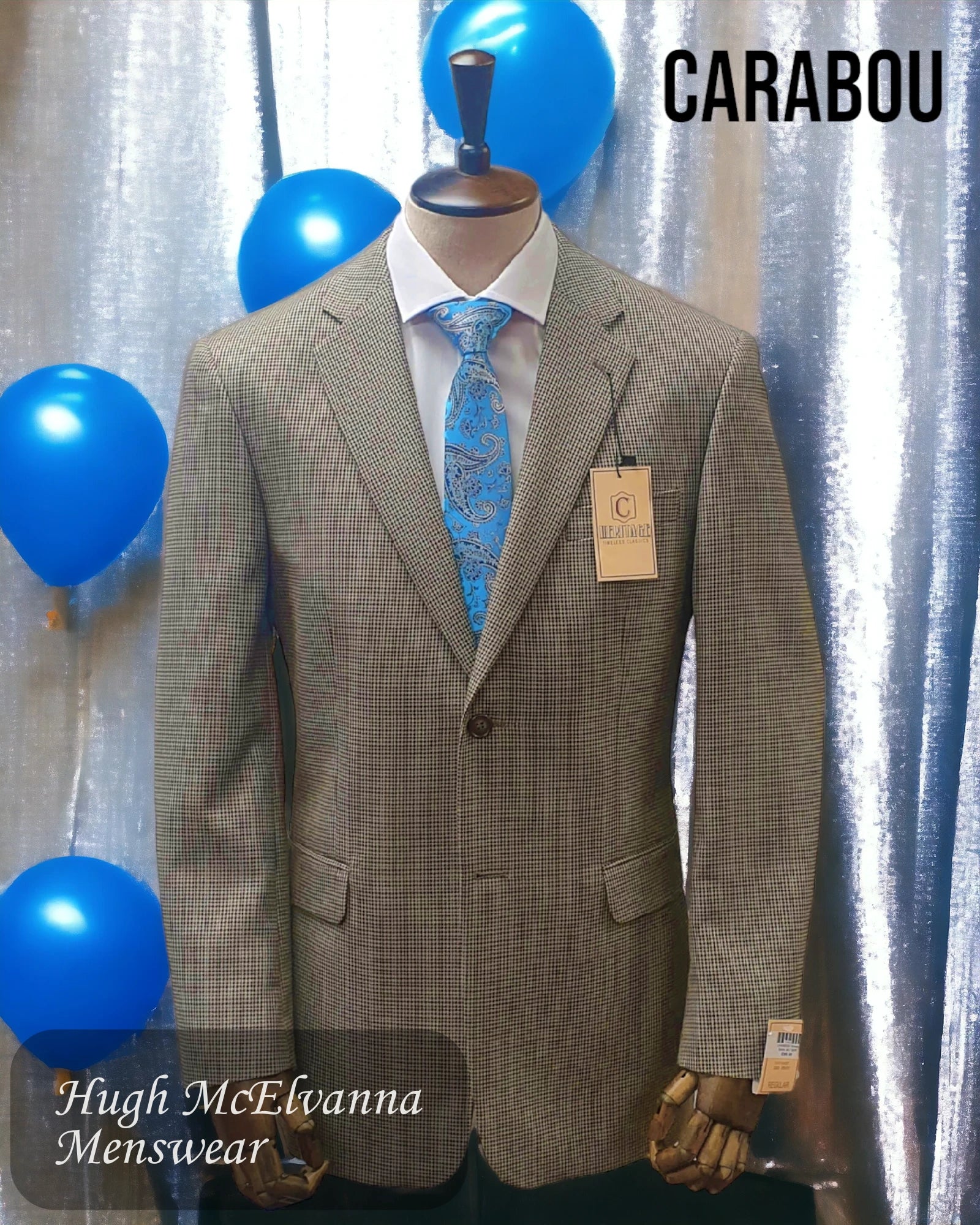 Shop affordable clothing for less – Big discounts online now.  Blazer for men Brown Classic Check by Carabou Style: Heritage