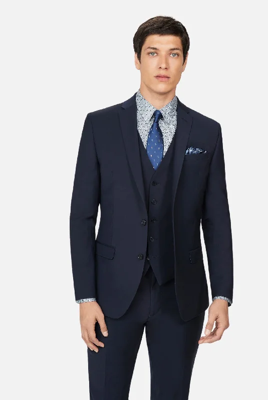 Update your look for less with men’s clothing on sale.  Navy Ted Baker Suit
