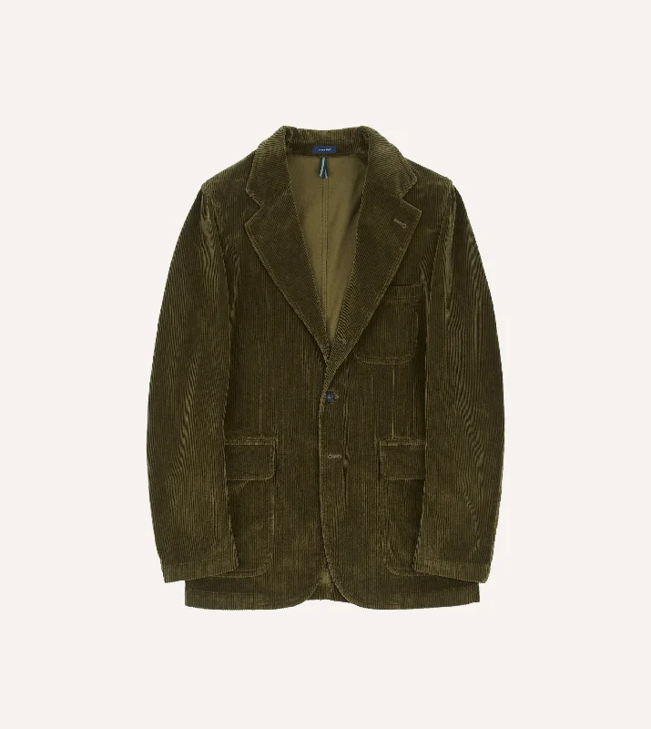 Shop smart, save big – men’s clothing sale on now!  Olive Cotton Corduroy Games Blazer Mk. I