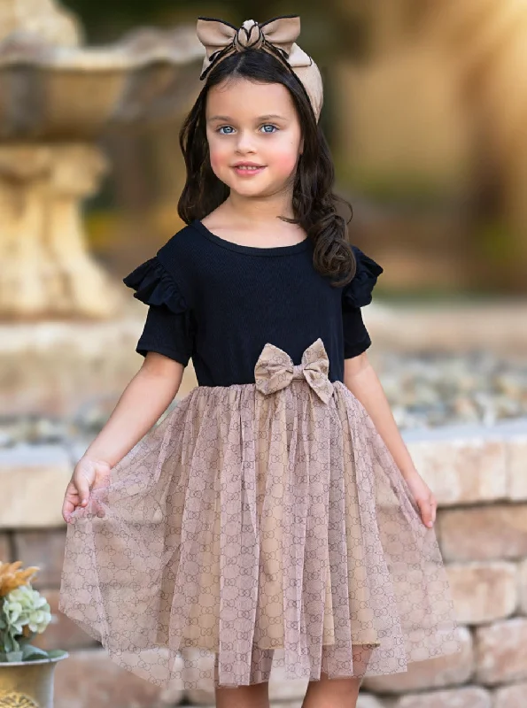 Playful Bow Tutu Dress