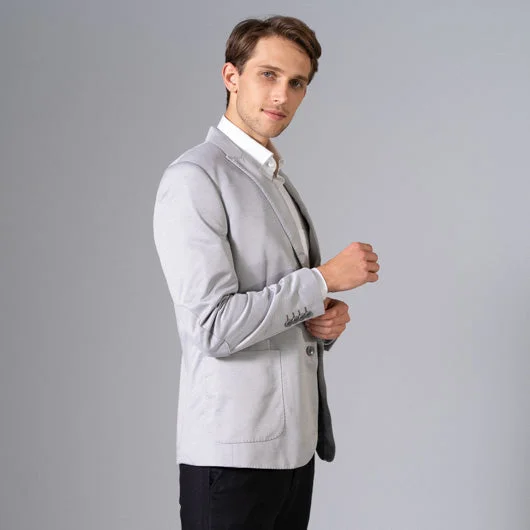 Shop the latest trends in men's clothing at unbeatable prices. Sea Foam Light Grey Linen Blazer Shop the latest trends in men's clothing at unbeatable prices. Sea Foam Light Grey Linen Blazer