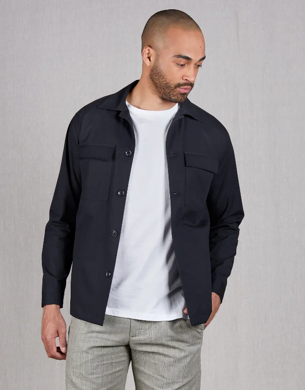Hurry, the best deals on men’s fashion won’t last long! Tamaki Navy Stretch Shirt Jacket Hurry, the best deals on men’s fashion won’t last long! Tamaki Navy Stretch Shirt Jacket