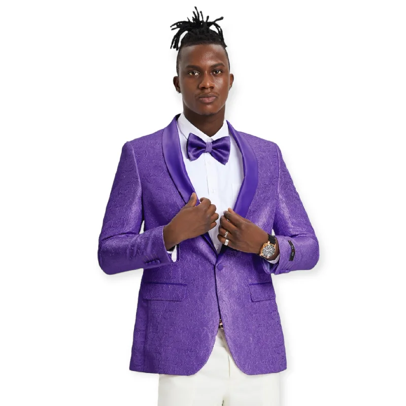 Exclusive discounts on men's fashion – shop today!  TAZZIO: Paisley Blazer MJ291S