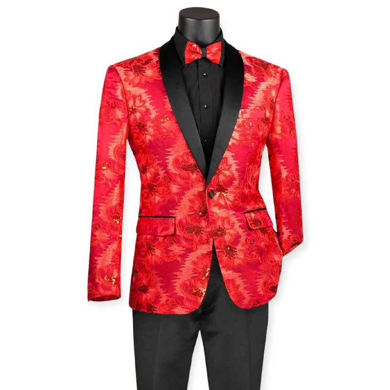 Shop seasonal clothing deals – Big savings on fashion essentials.  VINCI: Sequin Embroidered Blazer BSF-13