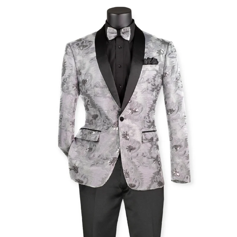 Shop affordable clothing for less – Big discounts online now.  VINCI: Sequin Embroidered Blazer BSF-13