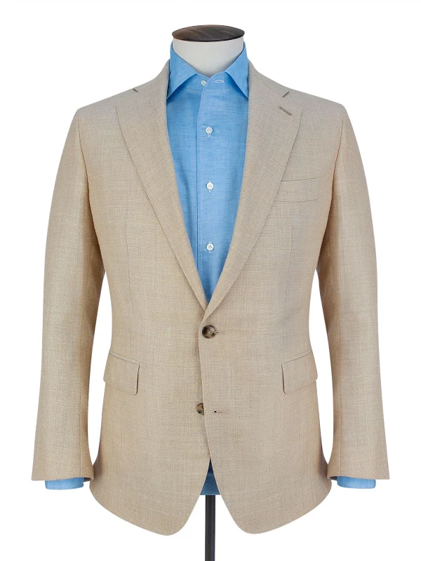 Find your perfect fit at the best prices – Clothing deals now on sale.  Pienza Blazer Wool Silk & Linen Hopsack Barley