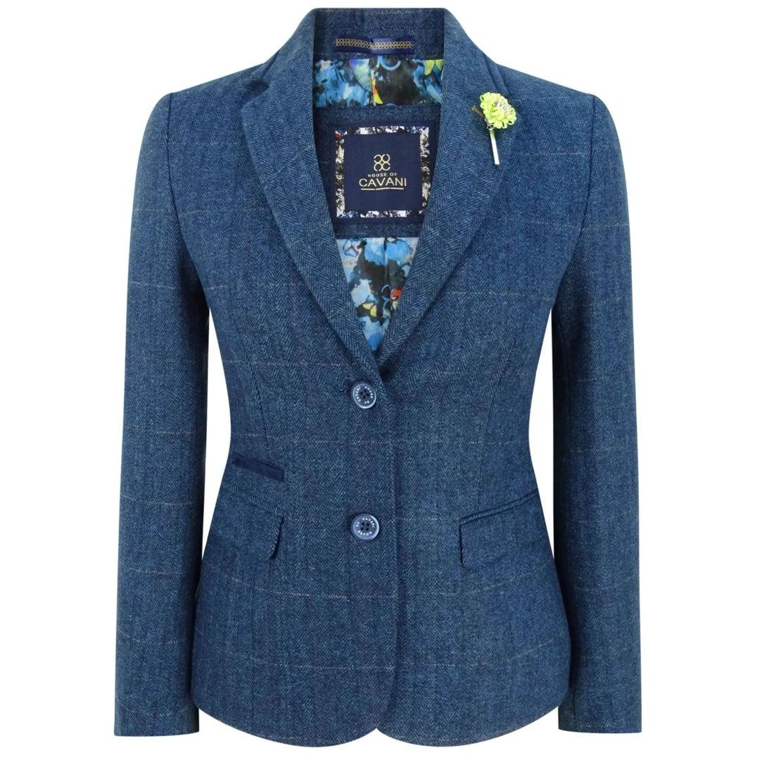 Shop men’s fashion at discount prices and save up to 70%! Women Navy Blue Blazer Tweed Check 1920's Peaky Blinders Tailored Fit Vintage Shop men’s fashion at discount prices and save up to 70%! Women Navy Blue Blazer Tweed Check 1920's Peaky Blinders Tailored Fit Vintage