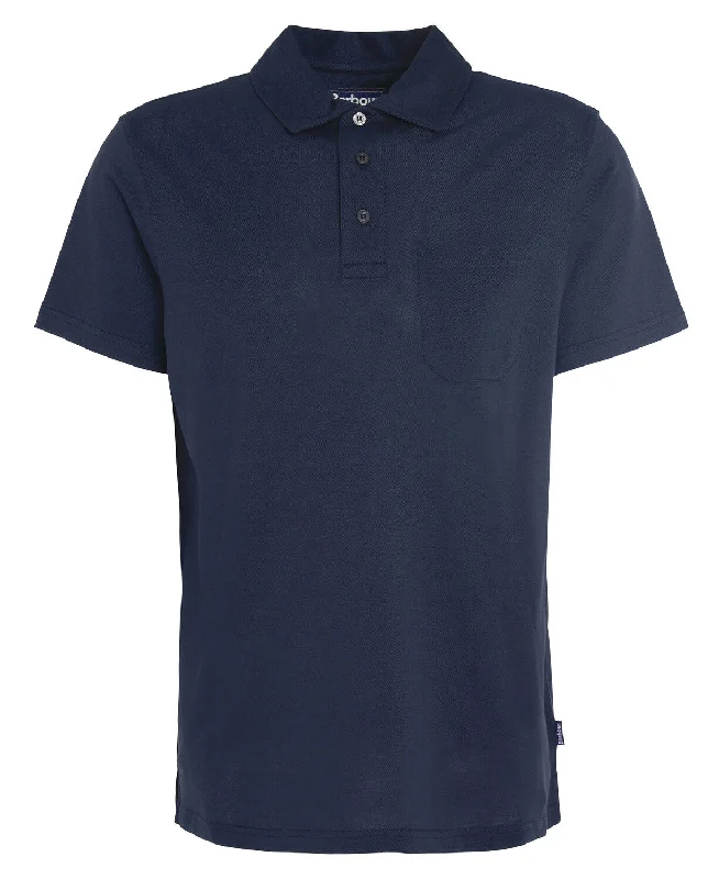 Save big on men’s casual wear – today only!  ID24476-Barbour Navy Mercerised Polo