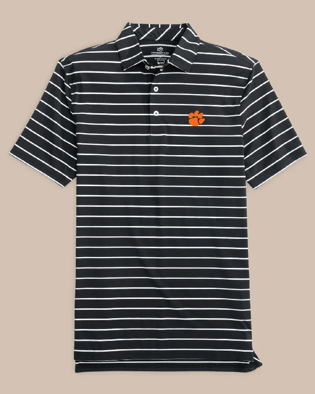 Limited-time promo – up to 70% off on men's essentials. Clemson Tigers brrr°®-eeze Desmond Stripe Polo Limited-time promo – up to 70% off on men's essentials. Clemson Tigers brrr°®-eeze Desmond Stripe Polo