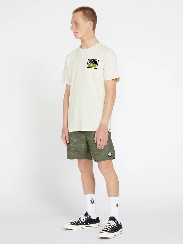 Limited-time offer!  Curbwax Short Sleeve Tee - Off White