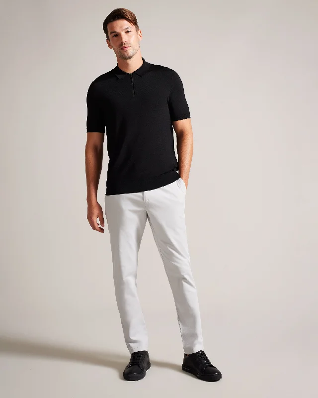 Find your perfect fit at the best prices – Clothing deals now on sale.  Daldin Short Sleeve Rayon Zip Polo Shirt Black