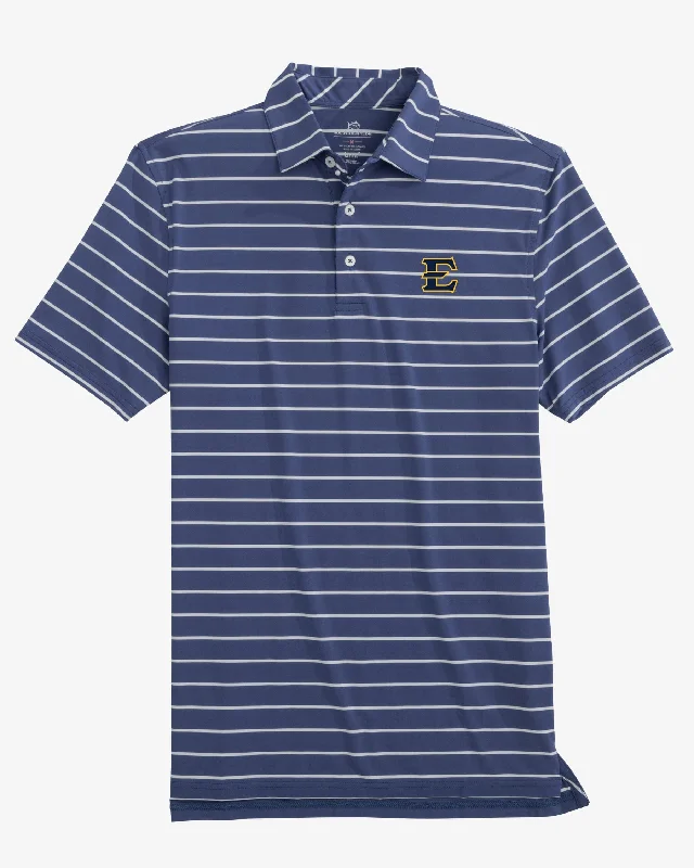 Upgrade your wardrobe with stylish men's apparel – now on sale!  East Tennessee brrr°®-eeze Desmond Stripe Polo