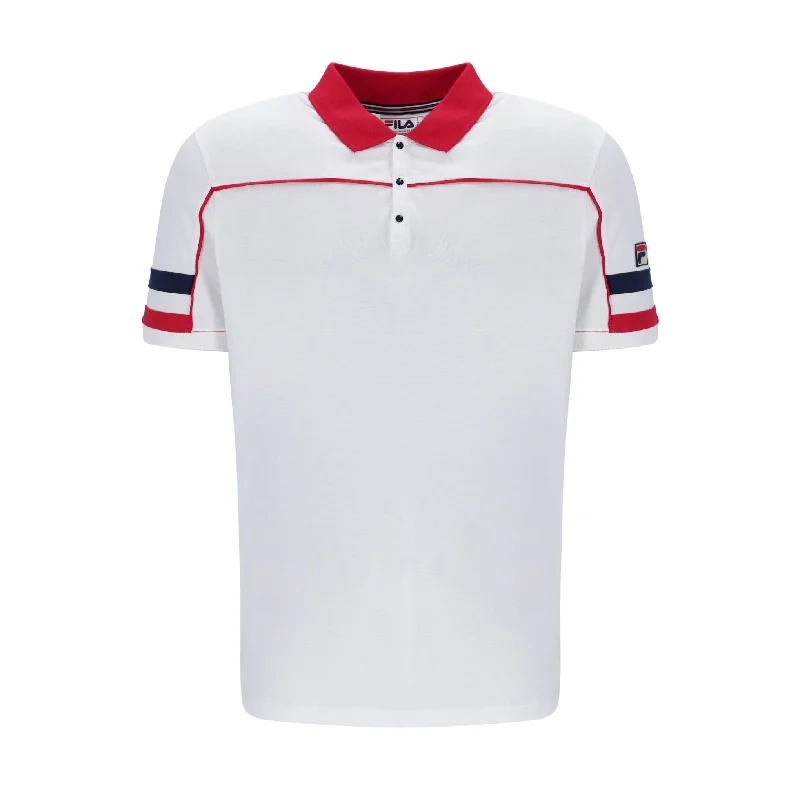 Limited-time offer!  Fila Vintage Grandslam Polo Shirt White