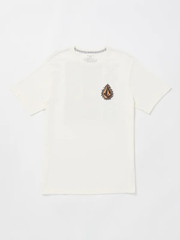 Seasonal fashion sale – Save on all your wardrobe essentials today!  Flamed Short Sleeve Tee - Off White