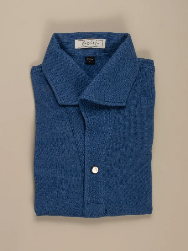 Shop the latest men’s styles at unbelievable prices.  French Blue Stretch-Cotton Pique Polo Shirt MPC3038