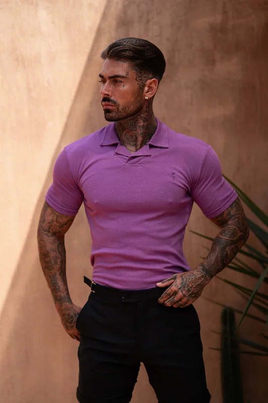 Flash discounts – men’s clothing essentials for less.  FS Classic Polo With Revere Collar Light Purple - FSH1120