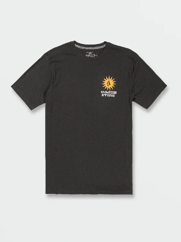 Shop trendy clothing at amazing prices – exclusive deals!  Farm to Yarn Rayz Short Sleeve Tee - Vintage Black