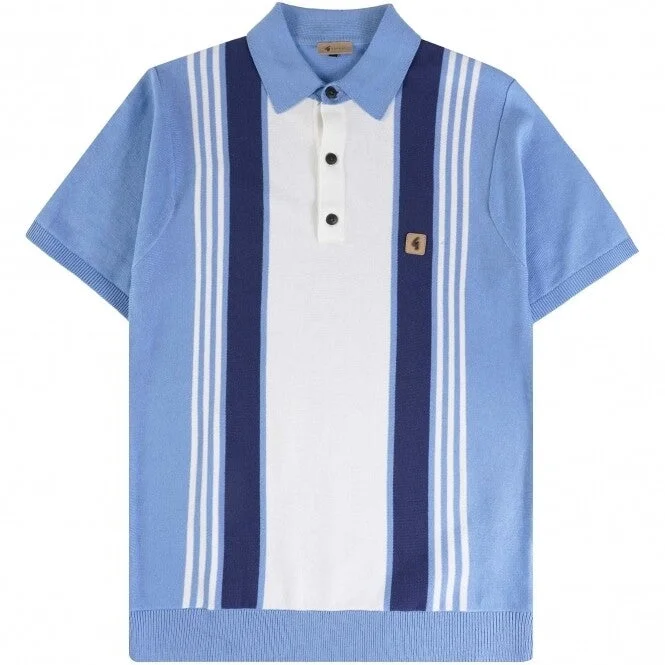 Huge savings on all categories of clothing – Shop our seasonal sale.  GABICCI SEARLE KNIT POLO- V50GM00- THAMES BLUE
