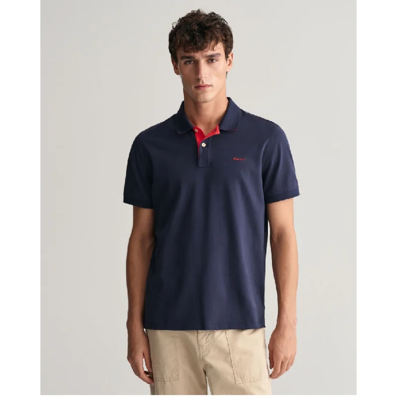 Shop now and enjoy massive savings on stylish clothing for all seasons. GANT Contrast Stretch Piqué Polo Shirt 2062026 Evening Blue Shop now and enjoy massive savings on stylish clothing for all seasons. GANT Contrast Stretch Piqué Polo Shirt 2062026 Evening Blue