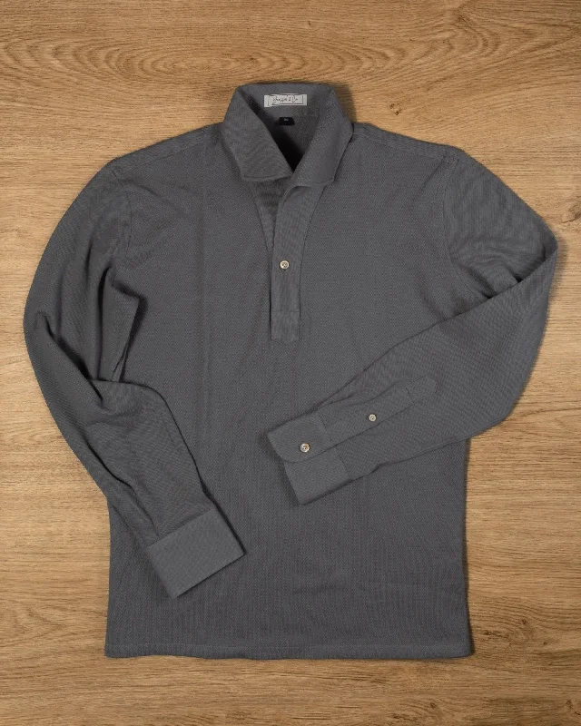 Take advantage of our men’s fashion sale – it’s your time to save!  Grey Stretch-Cotton Pique Polo Shirt MFC0006