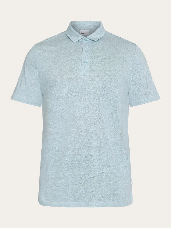 Limited-time offer!  Linen polo - Gray Mist