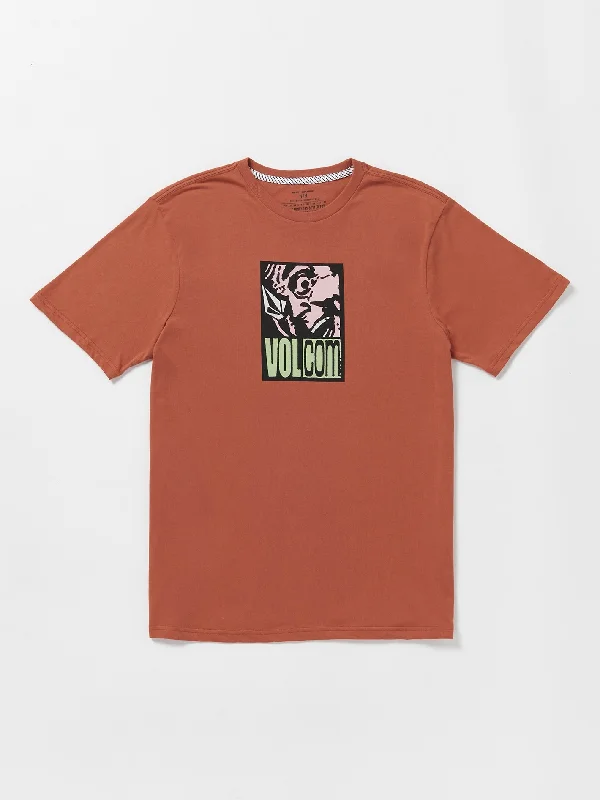 Save big on all types of clothing – Shop the sale now!  Maniacal Short Sleeve Tee - Rust