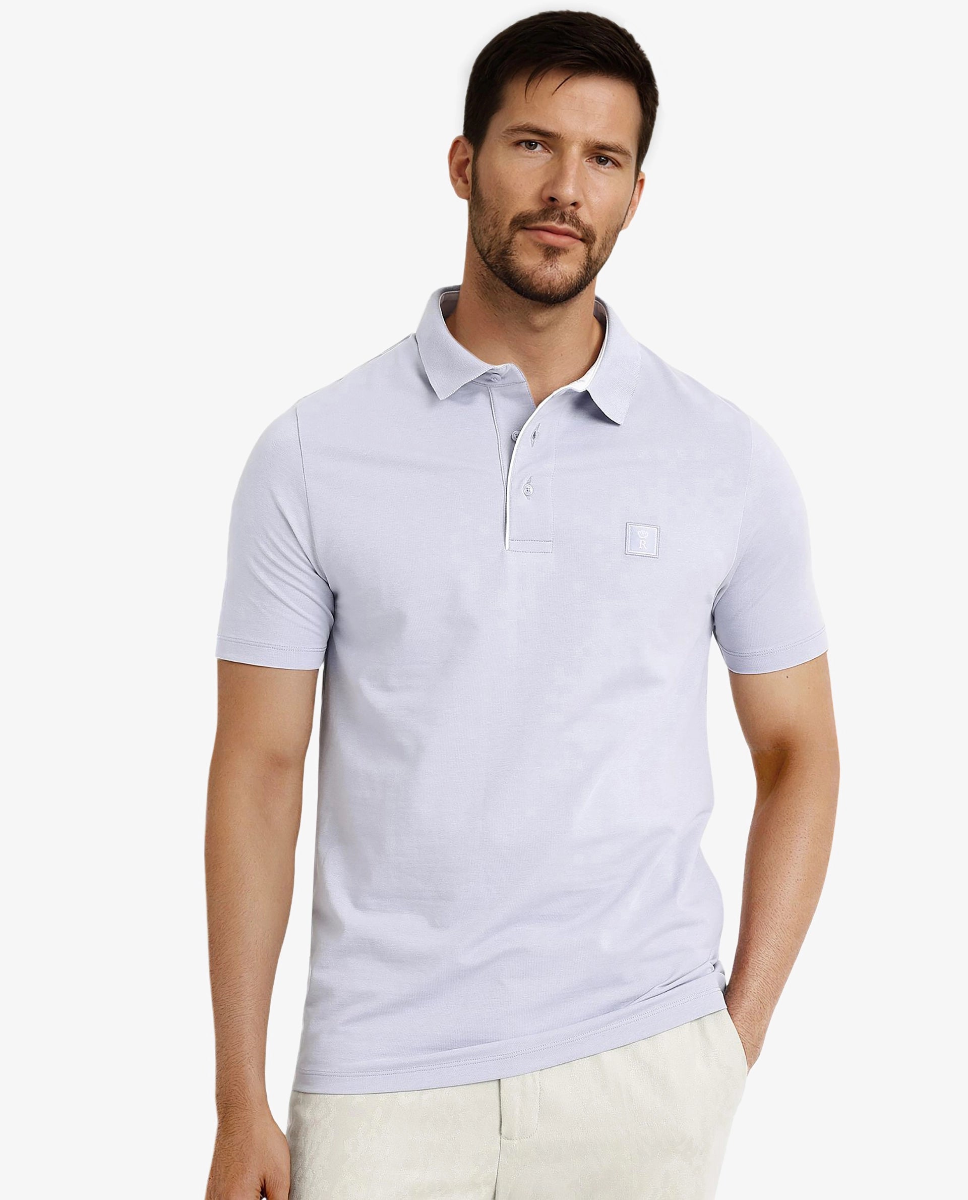 Don’t miss out on men’s fashion sales – shop today and save big! Rare Rabbit Men's Maq Pastel Purple Cotton Polyester Lycra Fabric Short Sleeve Contrasting Placket Piping Regular Fit Plain Polo T-Shirt Don’t miss out on men’s fashion sales – shop today and save big! Rare Rabbit Men's Maq Pastel Purple Cotton Polyester Lycra Fabric Short Sleeve Contrasting Placket Piping Regular Fit Plain Polo T-Shirt