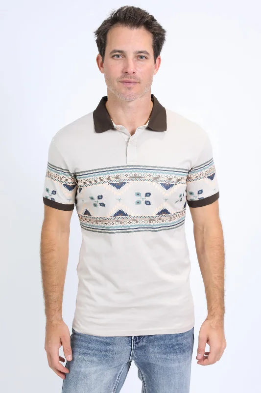Shop the best fashion at prices you can’t beat. Men's Aztec Panoramic Print Beige Polo Shop the best fashion at prices you can’t beat. Men's Aztec Panoramic Print Beige Polo