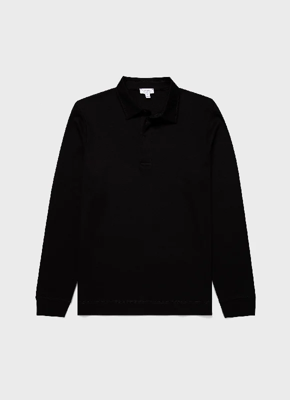 Limited-time discounts on clothing you’ll love Men's Heavyweight Rugby Polo Shirt in Black Limited-time discounts on clothing you’ll love Men's Heavyweight Rugby Polo Shirt in Black
