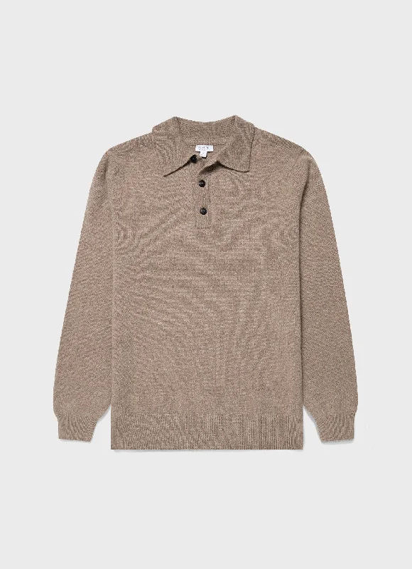 Shop our men's clothing collection for the best prices of the season. Men's Lambswool Polo Shirt in Sandstone Shop our men's clothing collection for the best prices of the season. Men's Lambswool Polo Shirt in Sandstone