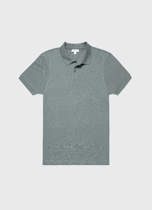Huge savings on all categories of clothing – Shop our seasonal sale. Men's Piqué Polo Shirt in Smoke Green Huge savings on all categories of clothing – Shop our seasonal sale. Men's Piqué Polo Shirt in Smoke Green