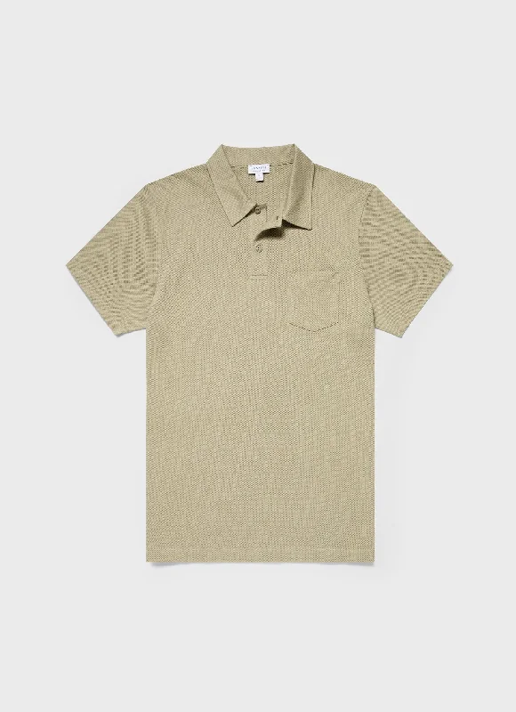 Huge savings on popular clothing styles –  Men's Riviera Polo Shirt in Pale Khaki
