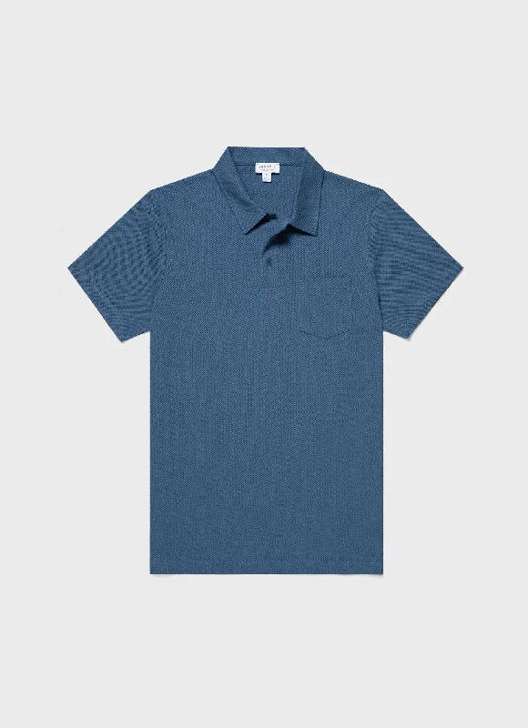 Shop affordable clothing for men – Up to 60% off! Men's Riviera Polo Shirt in Steel Blue Shop affordable clothing for men – Up to 60% off! Men's Riviera Polo Shirt in Steel Blue