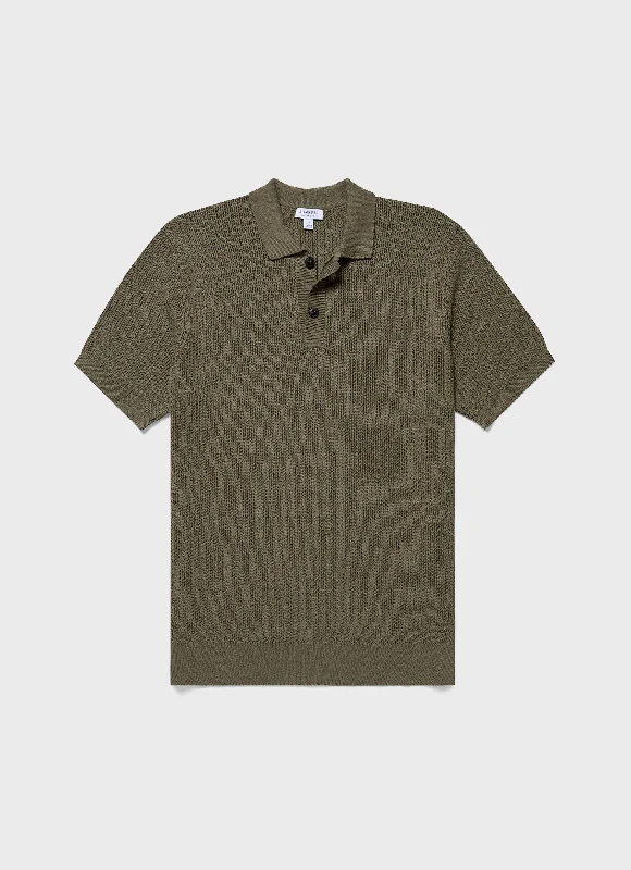 Massive discounts on all clothing items – Shop now for the best prices. Men's Textured Knit Polo Shirt in Khaki Massive discounts on all clothing items – Shop now for the best prices. Men's Textured Knit Polo Shirt in Khaki