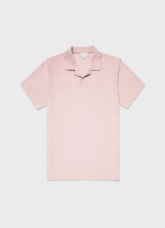 Update your look for less with men’s clothing on sale. Men's Towelling Polo Shirt in Pale Pink Update your look for less with men’s clothing on sale. Men's Towelling Polo Shirt in Pale Pink