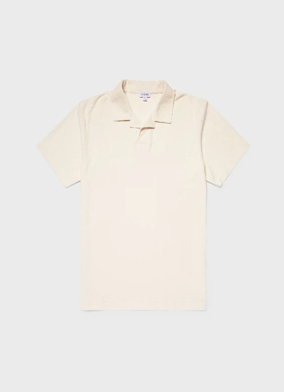 Huge savings on popular clothing styles – Men's Undyed Towelling Polo Shirt in Undyed Huge savings on popular clothing styles – Men's Undyed Towelling Polo Shirt in Undyed