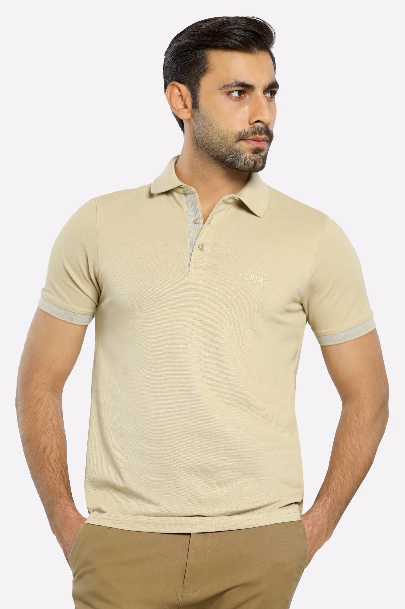Shop men’s fashion for less – prices slashed on select items.  Jacquard Collar Polo