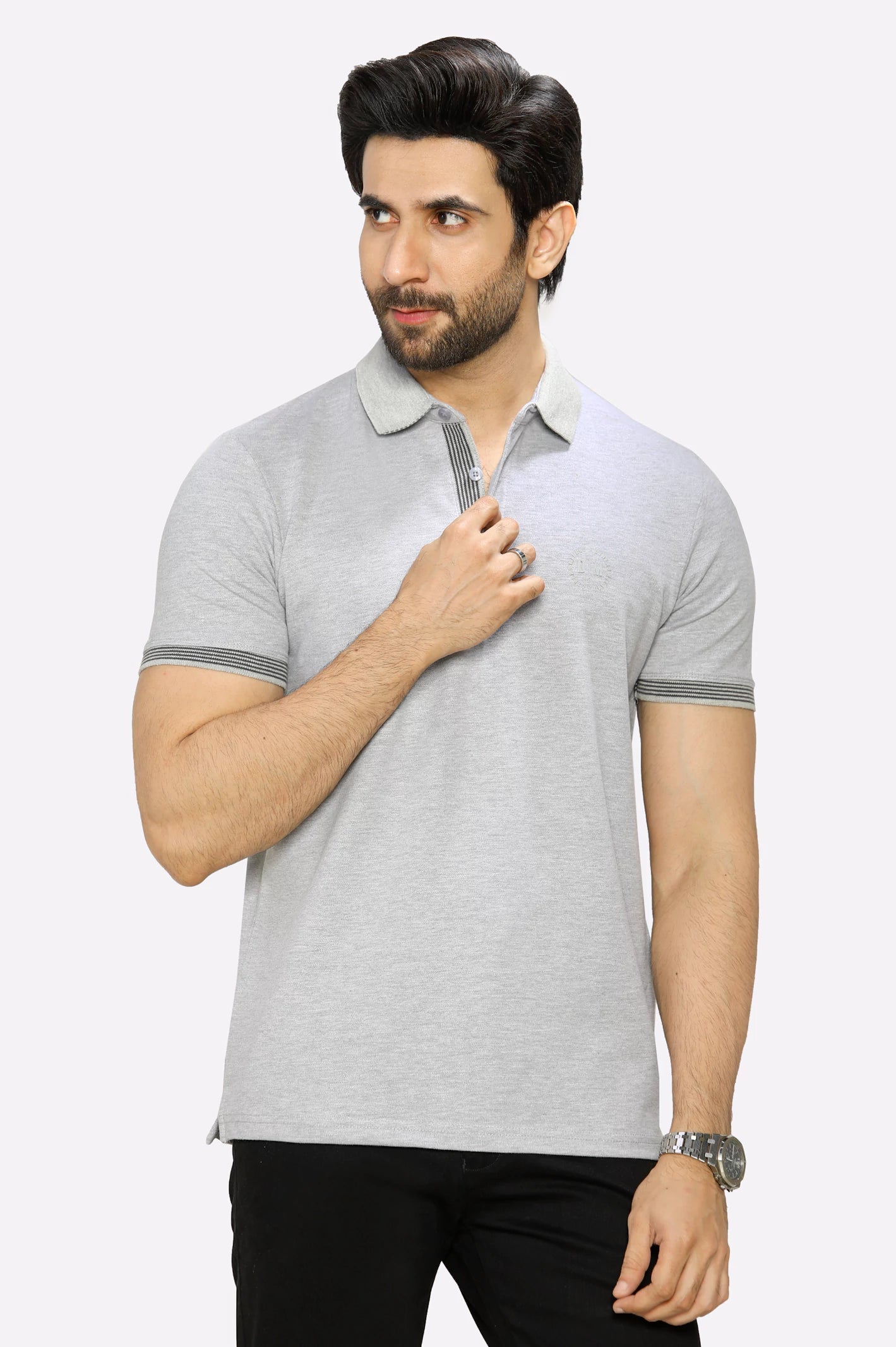 Best clothing deals of the season – Shop now and enjoy big savings.  Jacquard Collar Polo