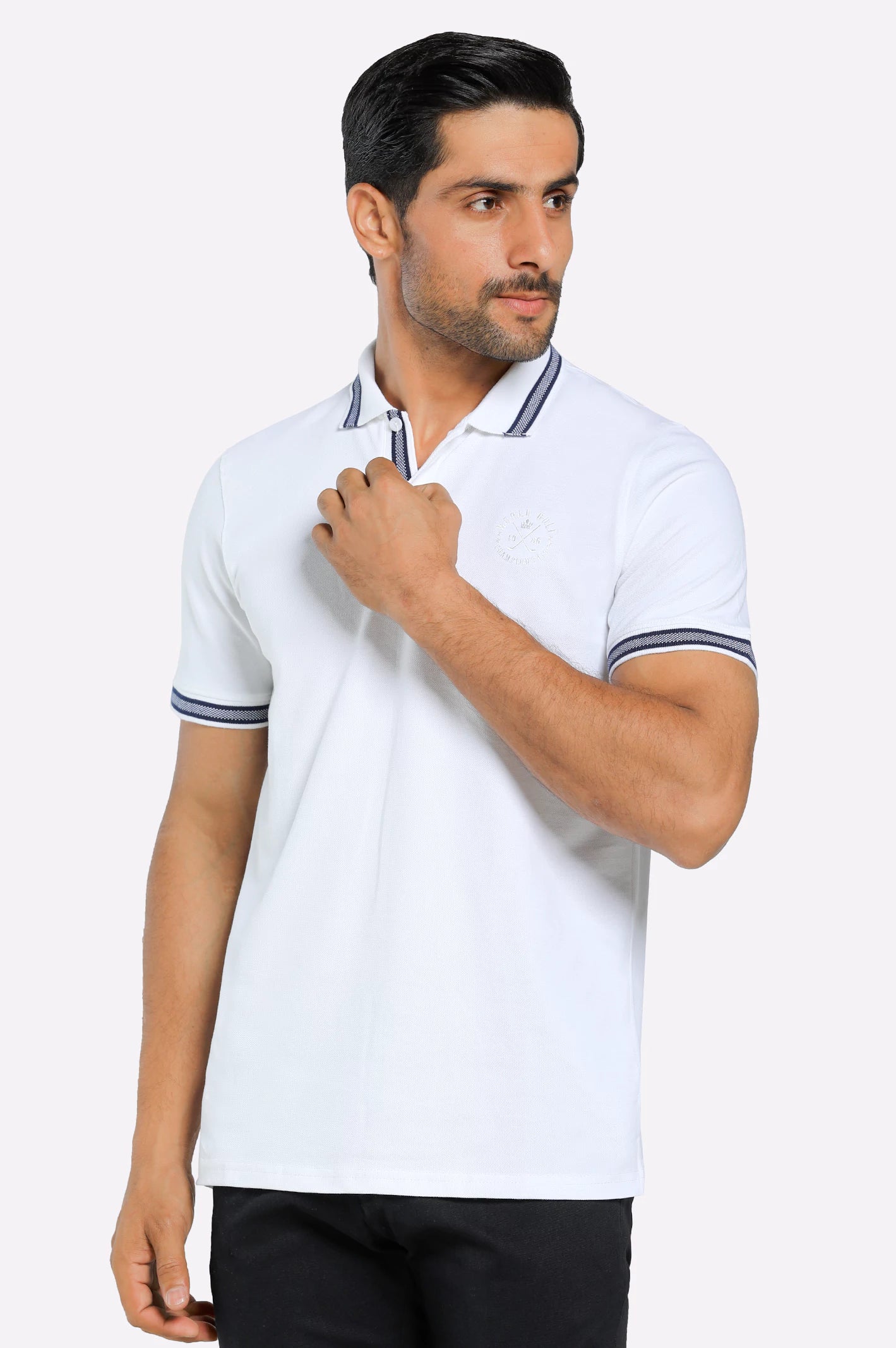 Save on top-selling fashion styles – Big discounts on men’s clothing. White Jacquard Collar Polo Save on top-selling fashion styles – Big discounts on men’s clothing. White Jacquard Collar Polo
