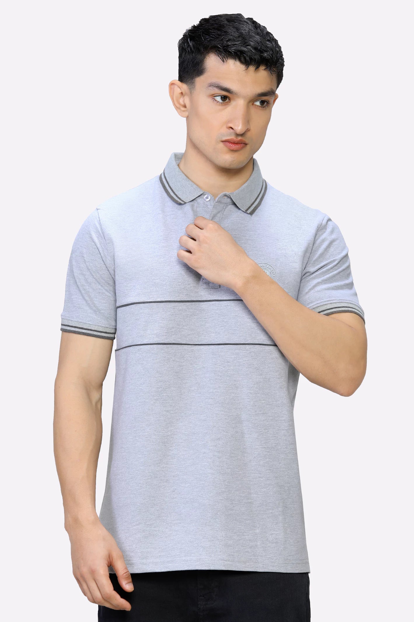 Final clearance: Men’s clothing items up to 70% off!  Jacquard Collar Polo
