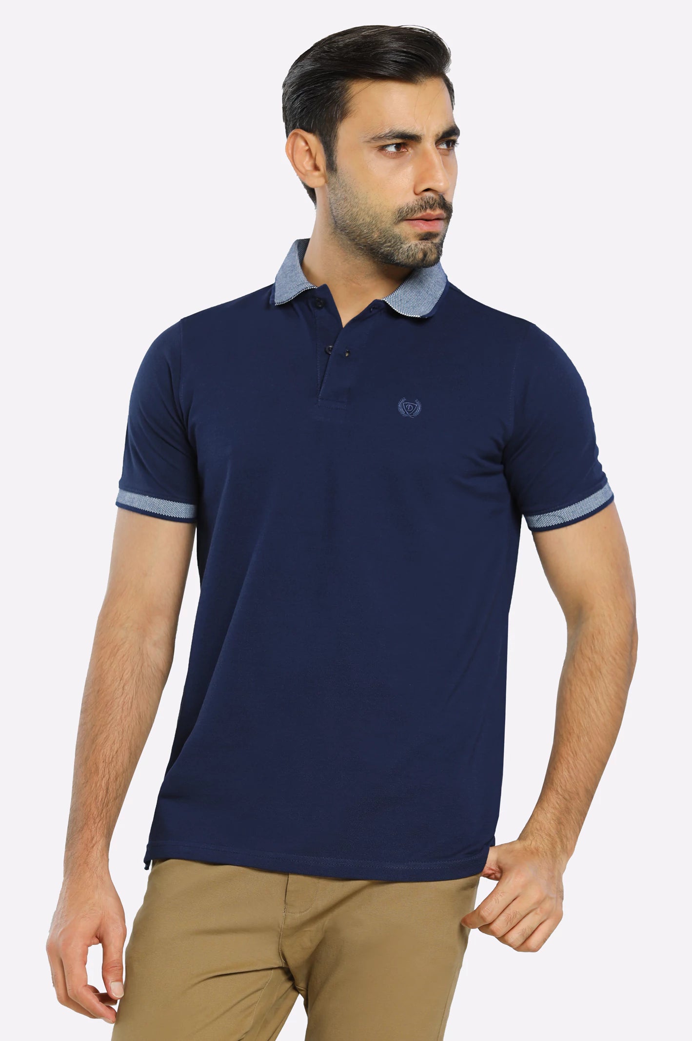 Shop the best in men’s fashion for less – limited-time sale!  Jacquard Collar Polo