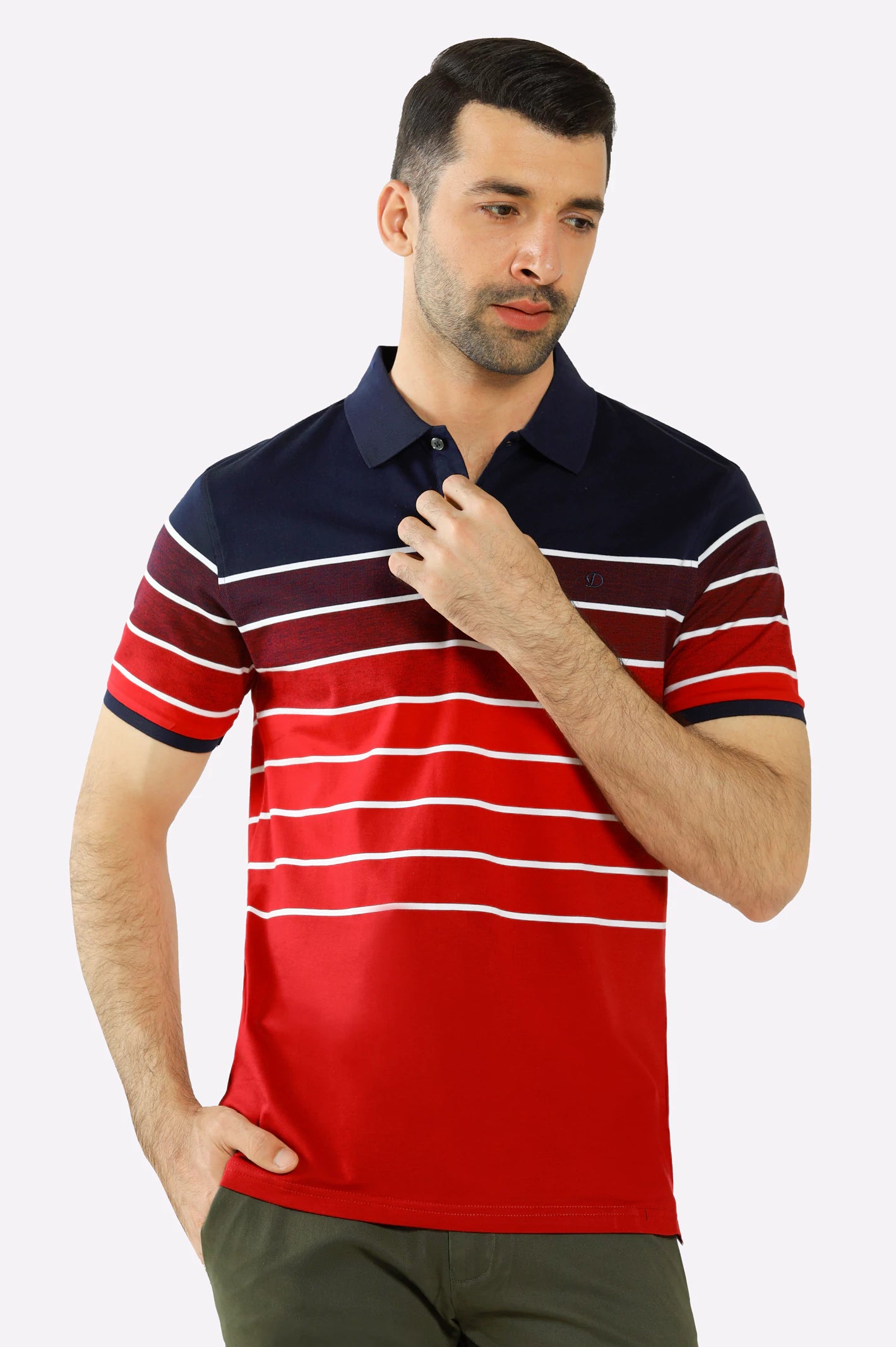 Shop clothing for less – Amazing savings on your favorite styles.  Red Yarn Dyed Polo